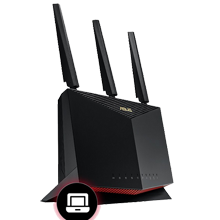 AX5700 Dual Band WiFi 6 Gaming Router ASUS RT-AX86U
