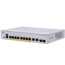 10-Port Gigabit Ethernet PoE Unmanaged Switch CISCO CBS250-8FP-E-2G-EU