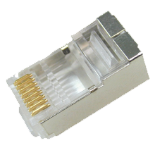 Đầu nối bọc kim loại chống nhiễu RJ-45 Dintek CAT.5e FTP Modular plug (1501-88054)