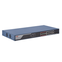 16-Port 100Mbps Fast Ethernet Smart PoE Switch HIKVISION DS-3E1318P-EI