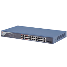 24 Port Fast Ethernet Smart PoE Switch HIKVISION DS-3E1326P-SI