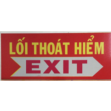 Bảng lối thoát hiểm, Exit