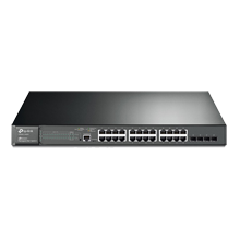 JetStream 24-Port Gigabit L2 Managed PoE+ Switch with 4 SFP Slots TP-LINK T2600G-28MPS