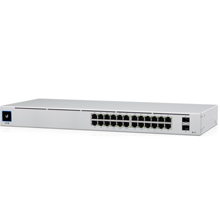 24-Port Gigabit Ethernet + 2-Port SFP PoE Switch UBIQUITI UniFi USW-24-PoE
