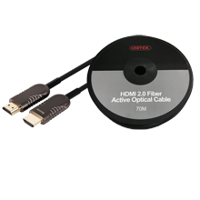 CÁP HDMI 2.0/4K - 70M ULTRAPRO ACTIVE OPTICAL UNITEK (Y-C 1035BK)